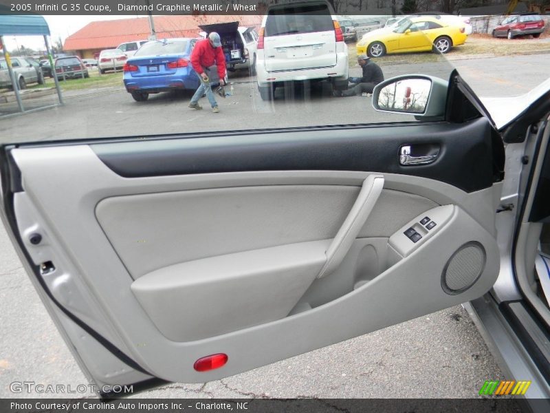 Diamond Graphite Metallic / Wheat 2005 Infiniti G 35 Coupe