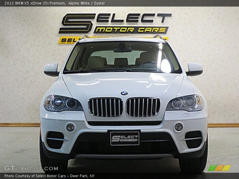 Alpine White / Oyster 2013 BMW X5 xDrive 35i Premium