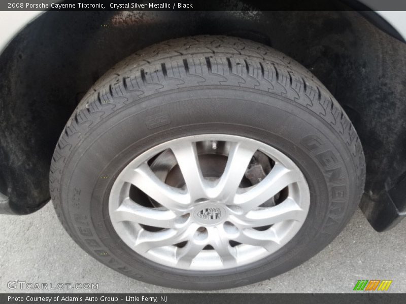 Crystal Silver Metallic / Black 2008 Porsche Cayenne Tiptronic