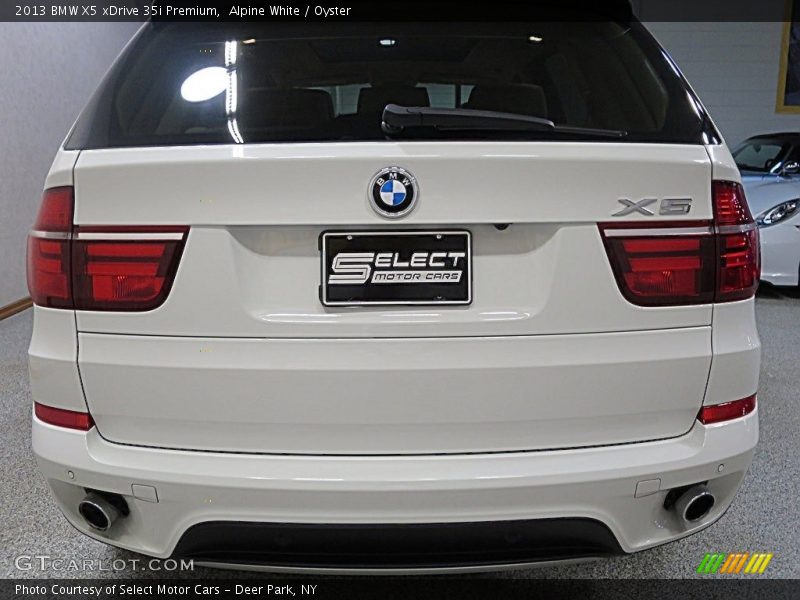 Alpine White / Oyster 2013 BMW X5 xDrive 35i Premium