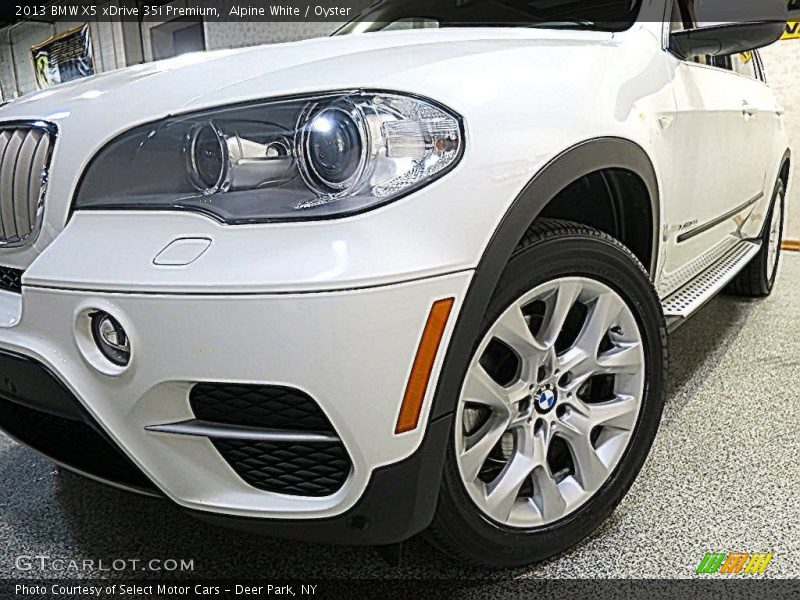 Alpine White / Oyster 2013 BMW X5 xDrive 35i Premium