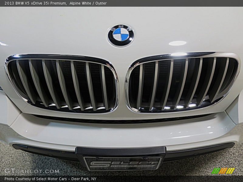 Alpine White / Oyster 2013 BMW X5 xDrive 35i Premium