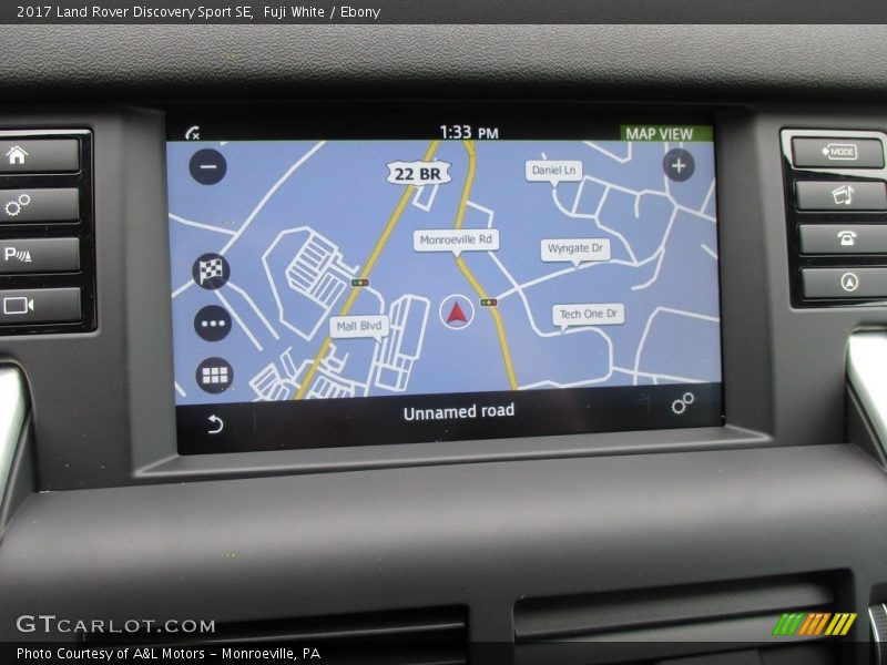 Navigation of 2017 Discovery Sport SE