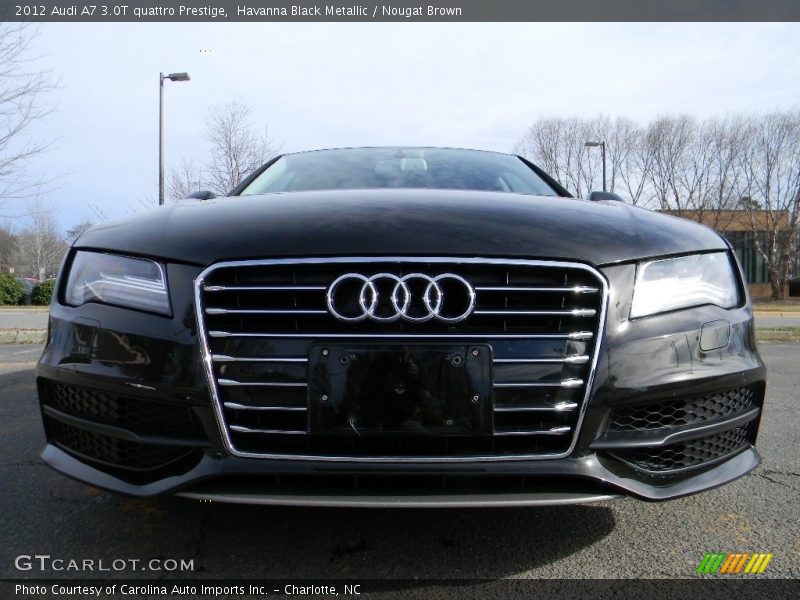Havanna Black Metallic / Nougat Brown 2012 Audi A7 3.0T quattro Prestige
