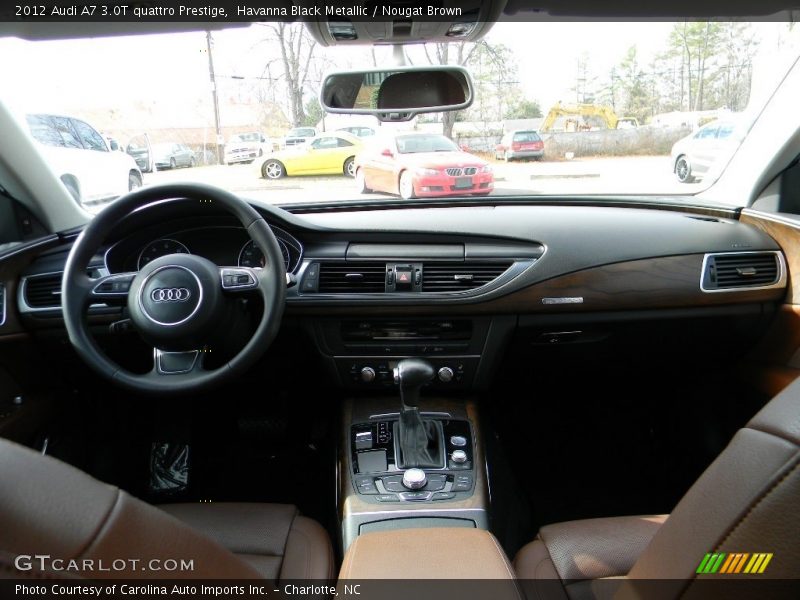 Havanna Black Metallic / Nougat Brown 2012 Audi A7 3.0T quattro Prestige