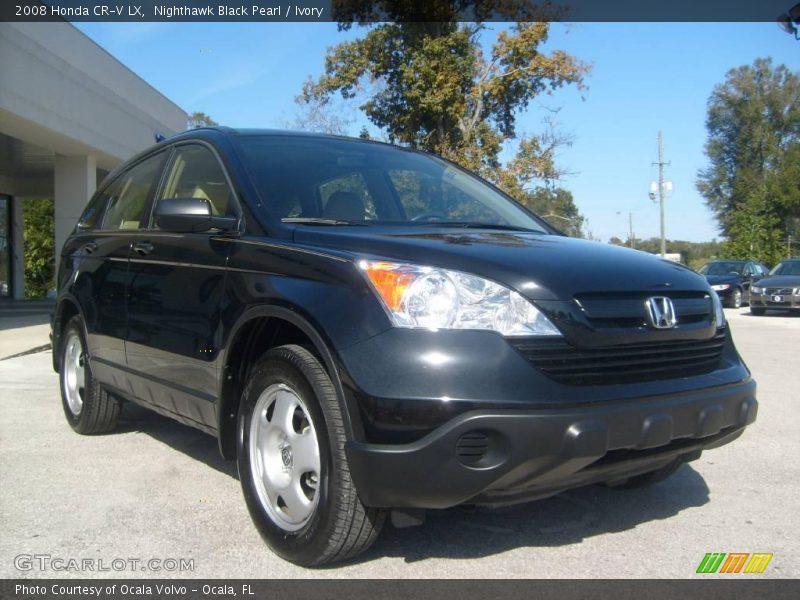 Nighthawk Black Pearl / Ivory 2008 Honda CR-V LX