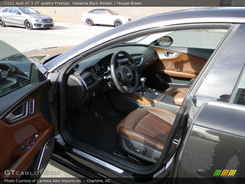 Havanna Black Metallic / Nougat Brown 2012 Audi A7 3.0T quattro Prestige