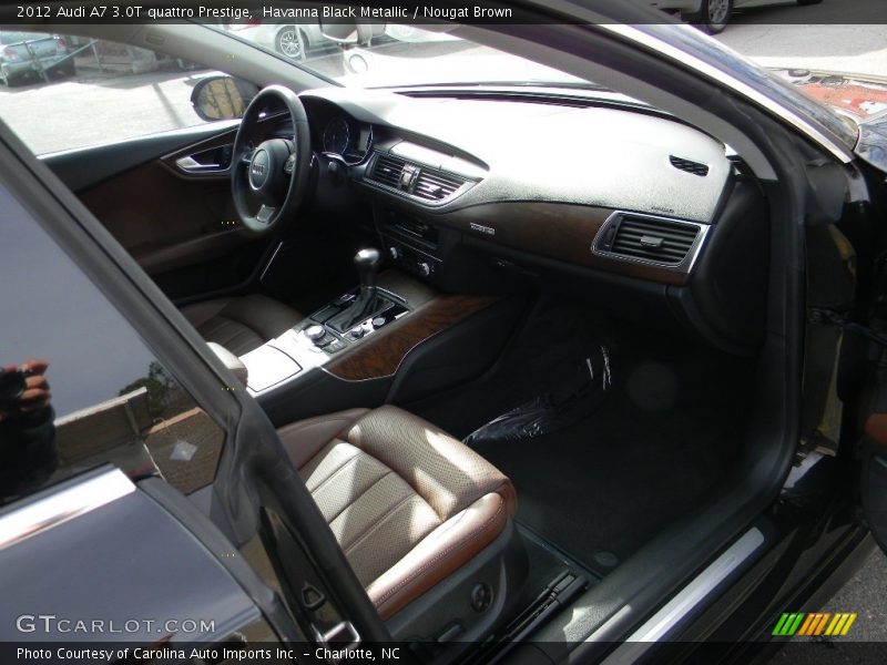 Havanna Black Metallic / Nougat Brown 2012 Audi A7 3.0T quattro Prestige