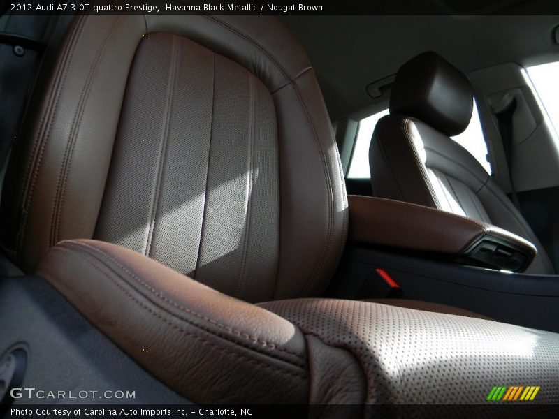 Havanna Black Metallic / Nougat Brown 2012 Audi A7 3.0T quattro Prestige