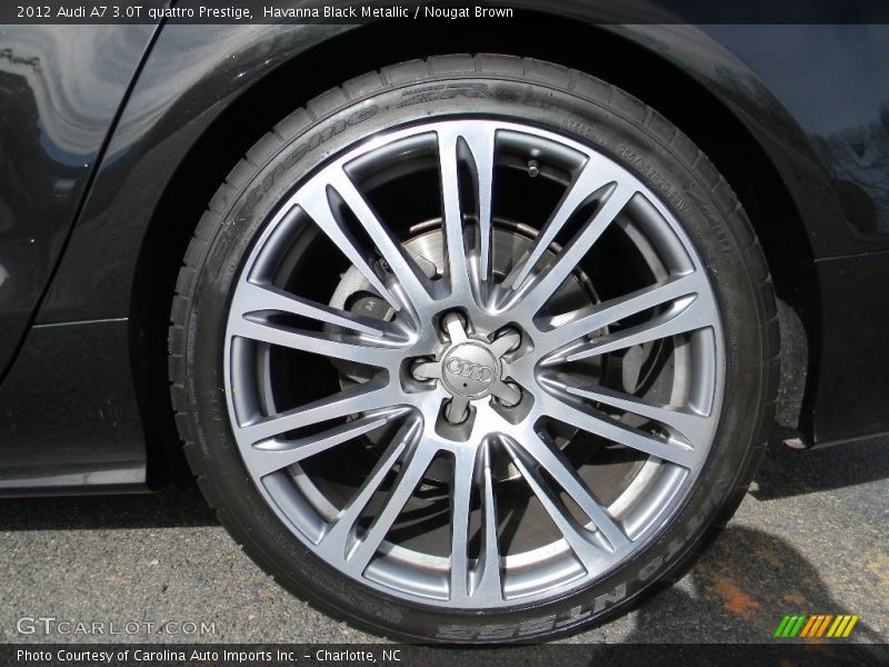 Havanna Black Metallic / Nougat Brown 2012 Audi A7 3.0T quattro Prestige