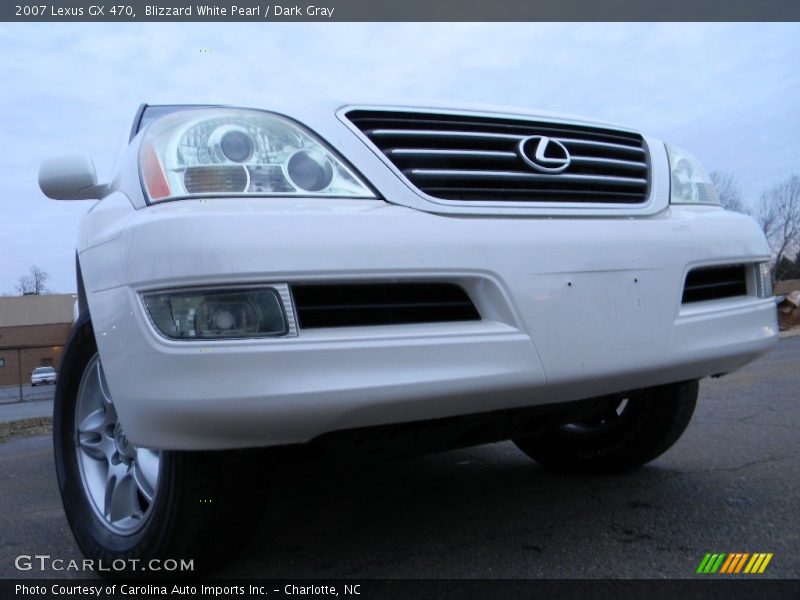 Blizzard White Pearl / Dark Gray 2007 Lexus GX 470