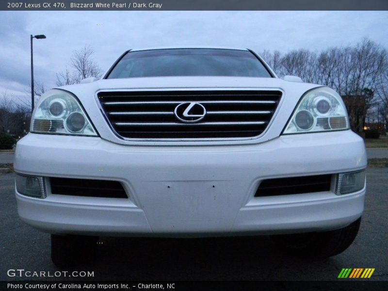Blizzard White Pearl / Dark Gray 2007 Lexus GX 470