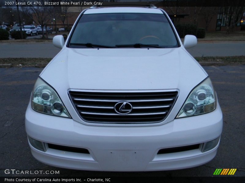 Blizzard White Pearl / Dark Gray 2007 Lexus GX 470