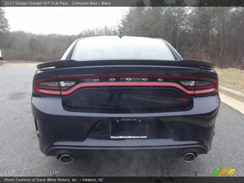 Contusion Blue / Black 2017 Dodge Charger R/T Scat Pack