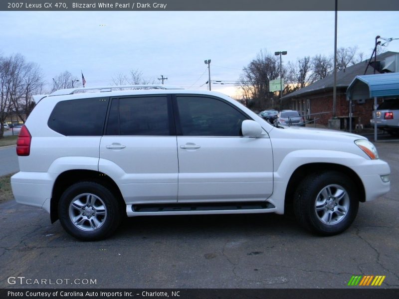 Blizzard White Pearl / Dark Gray 2007 Lexus GX 470