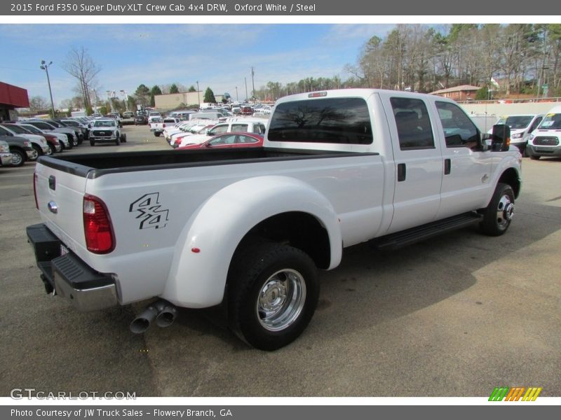 Oxford White / Steel 2015 Ford F350 Super Duty XLT Crew Cab 4x4 DRW