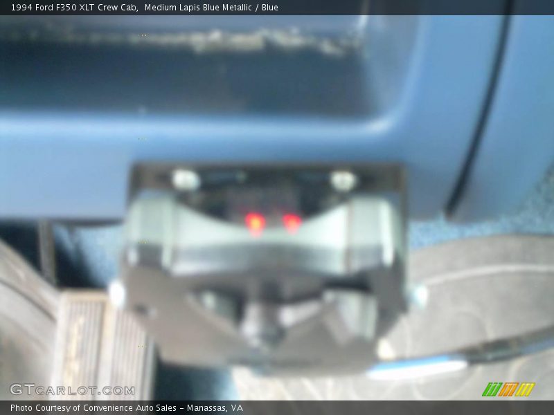 Medium Lapis Blue Metallic / Blue 1994 Ford F350 XLT Crew Cab