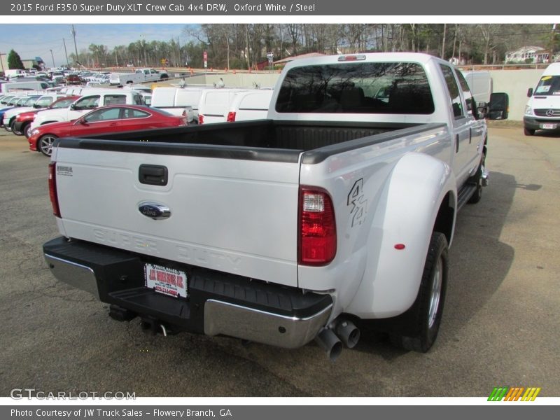 Oxford White / Steel 2015 Ford F350 Super Duty XLT Crew Cab 4x4 DRW