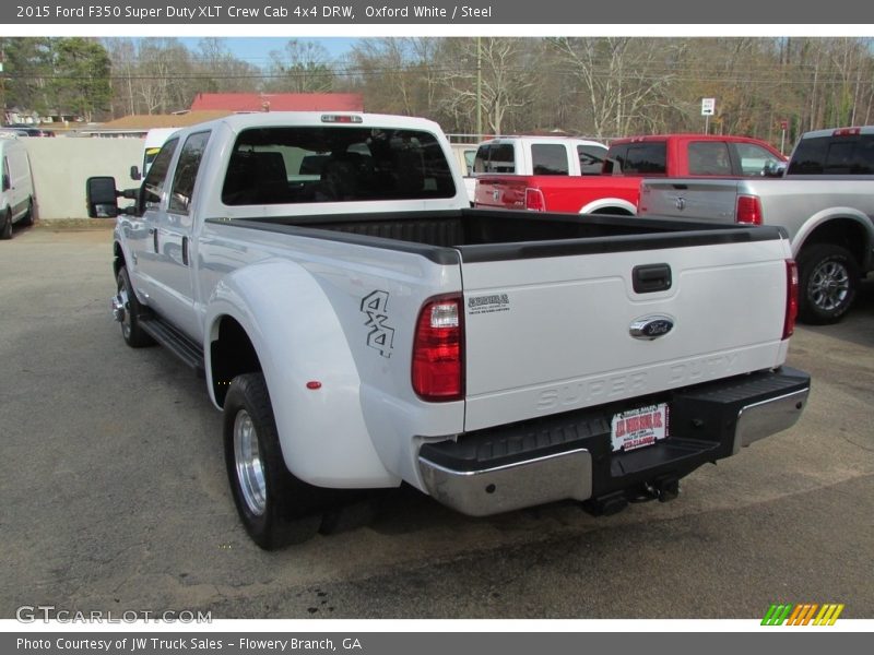 Oxford White / Steel 2015 Ford F350 Super Duty XLT Crew Cab 4x4 DRW