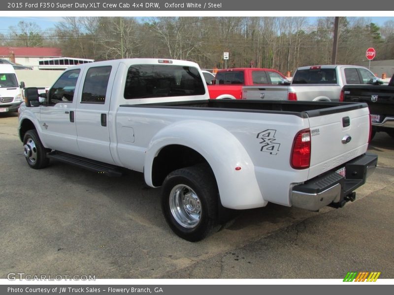 Oxford White / Steel 2015 Ford F350 Super Duty XLT Crew Cab 4x4 DRW