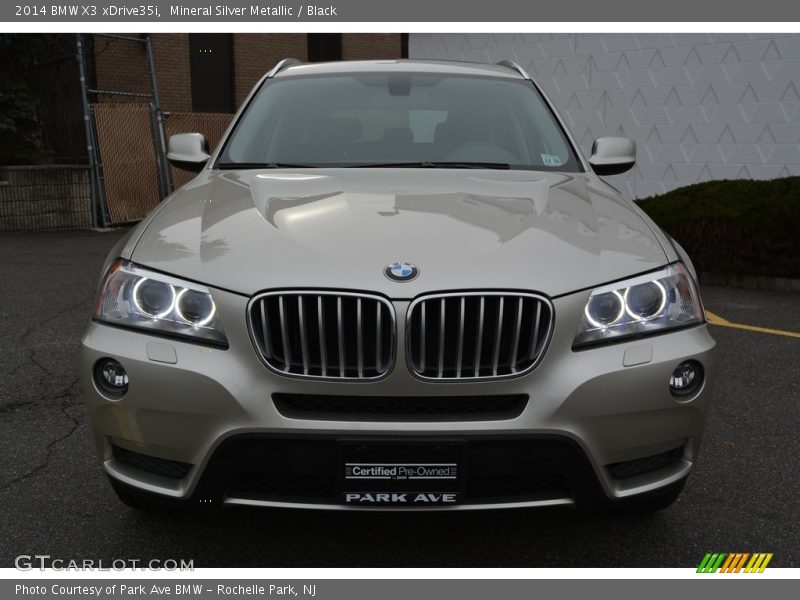 Mineral Silver Metallic / Black 2014 BMW X3 xDrive35i
