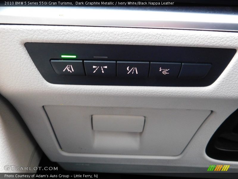 Dark Graphite Metallic / Ivory White/Black Nappa Leather 2010 BMW 5 Series 550i Gran Turismo