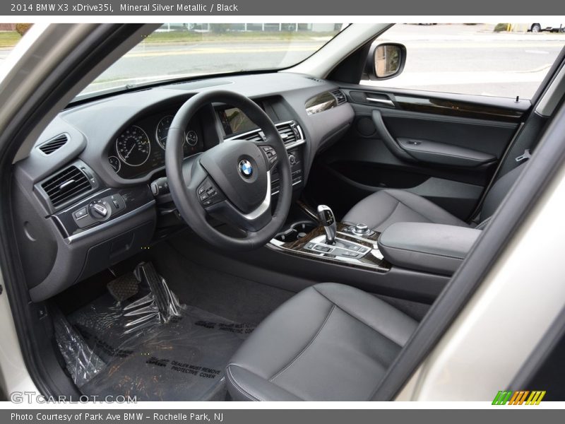 Mineral Silver Metallic / Black 2014 BMW X3 xDrive35i