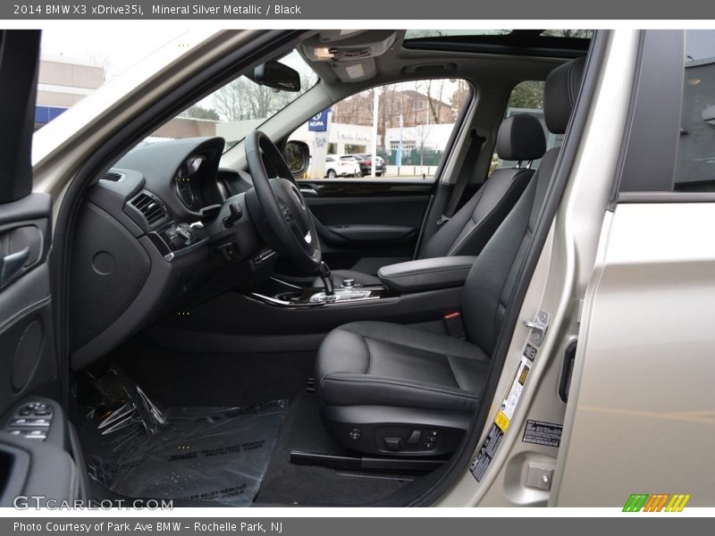 Mineral Silver Metallic / Black 2014 BMW X3 xDrive35i