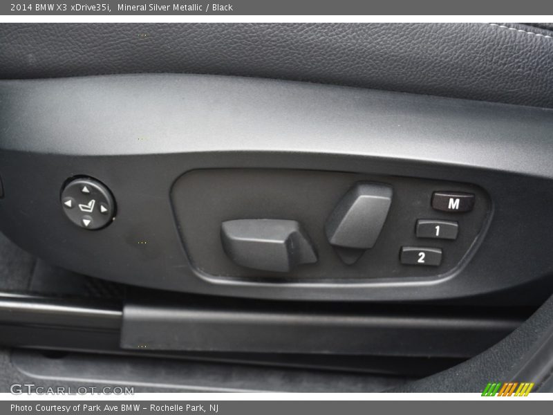 Mineral Silver Metallic / Black 2014 BMW X3 xDrive35i