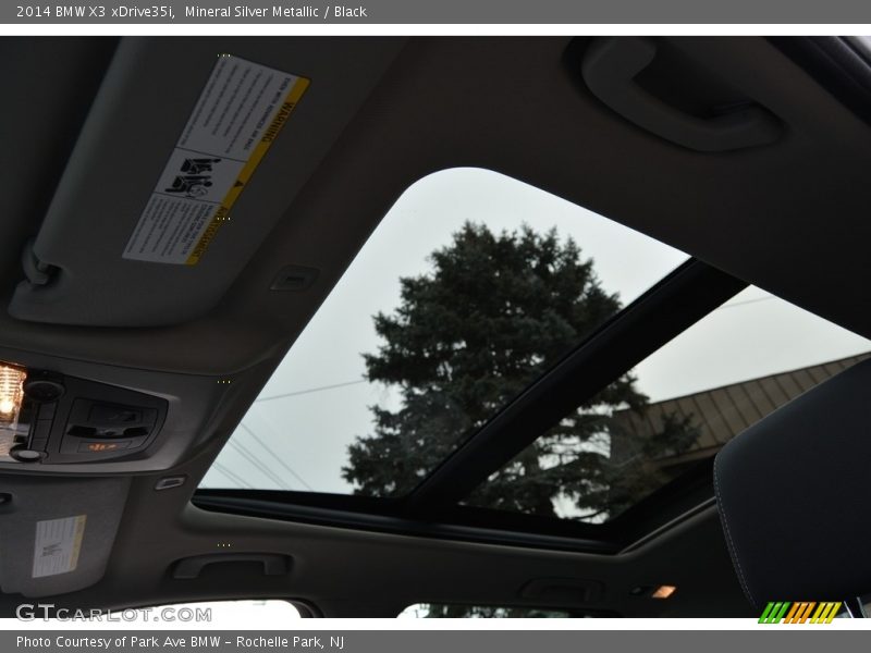 Mineral Silver Metallic / Black 2014 BMW X3 xDrive35i