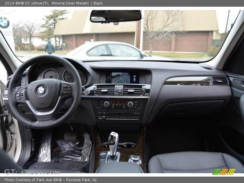 Mineral Silver Metallic / Black 2014 BMW X3 xDrive35i