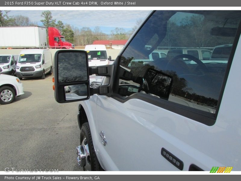Oxford White / Steel 2015 Ford F350 Super Duty XLT Crew Cab 4x4 DRW