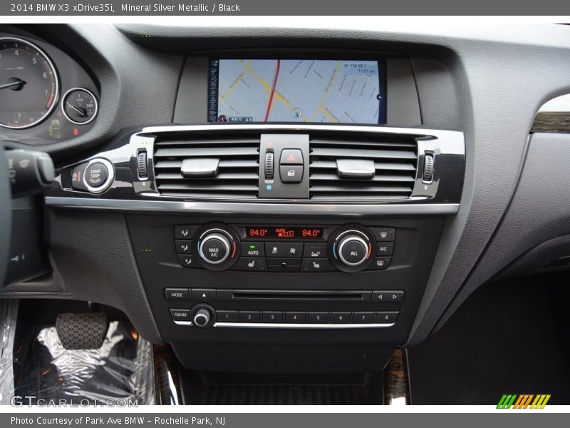 Mineral Silver Metallic / Black 2014 BMW X3 xDrive35i