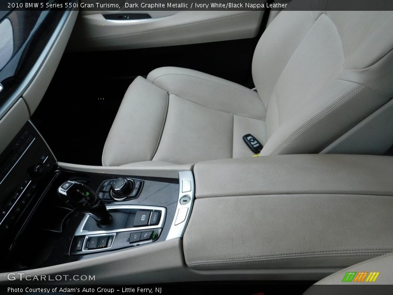 Dark Graphite Metallic / Ivory White/Black Nappa Leather 2010 BMW 5 Series 550i Gran Turismo