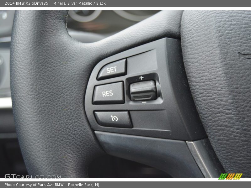 Mineral Silver Metallic / Black 2014 BMW X3 xDrive35i