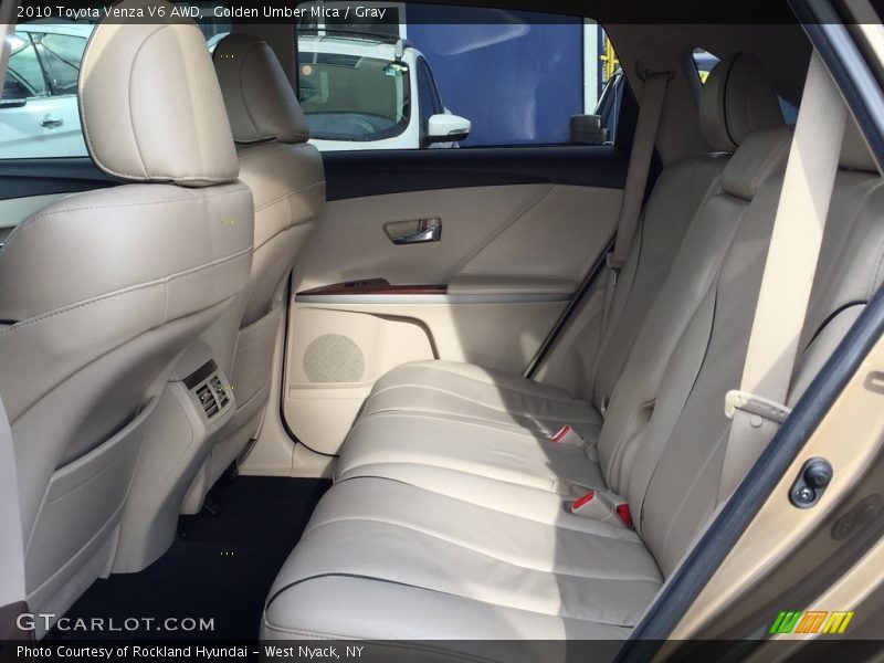 Golden Umber Mica / Gray 2010 Toyota Venza V6 AWD