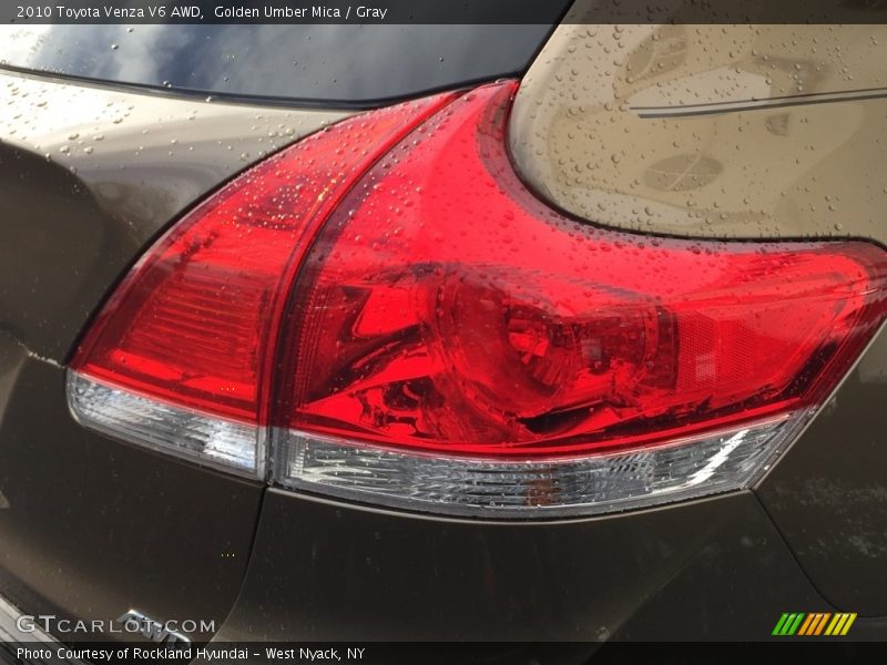 Golden Umber Mica / Gray 2010 Toyota Venza V6 AWD