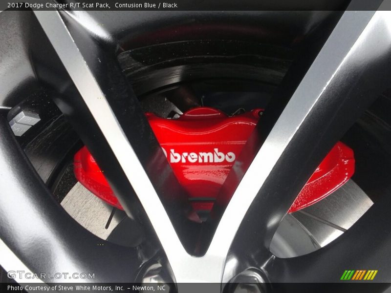 Contusion Blue / Black 2017 Dodge Charger R/T Scat Pack