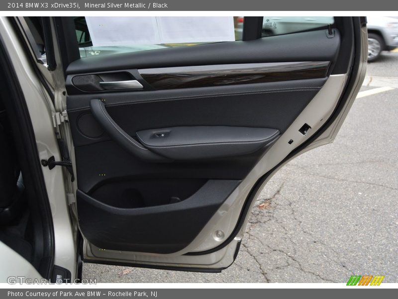 Mineral Silver Metallic / Black 2014 BMW X3 xDrive35i