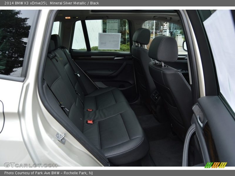 Mineral Silver Metallic / Black 2014 BMW X3 xDrive35i