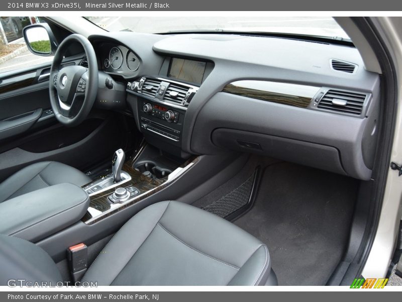 Mineral Silver Metallic / Black 2014 BMW X3 xDrive35i