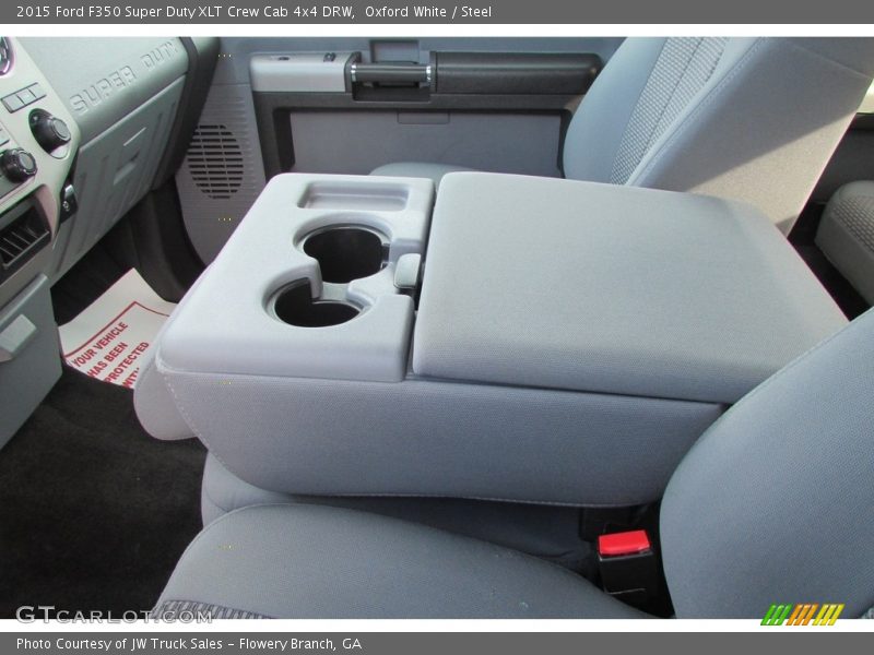 Oxford White / Steel 2015 Ford F350 Super Duty XLT Crew Cab 4x4 DRW
