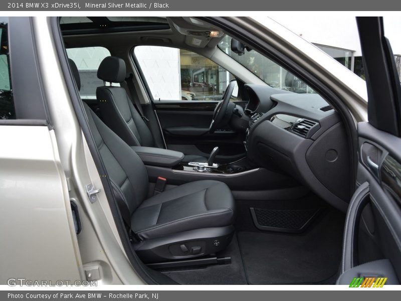 Mineral Silver Metallic / Black 2014 BMW X3 xDrive35i