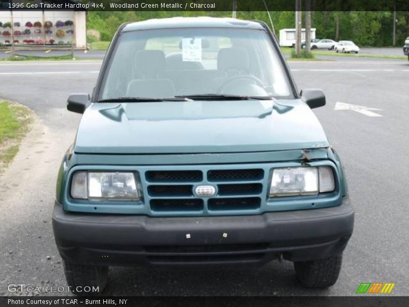 Woodland Green Metallic / Charcoal 1996 Geo Tracker Hardtop 4x4