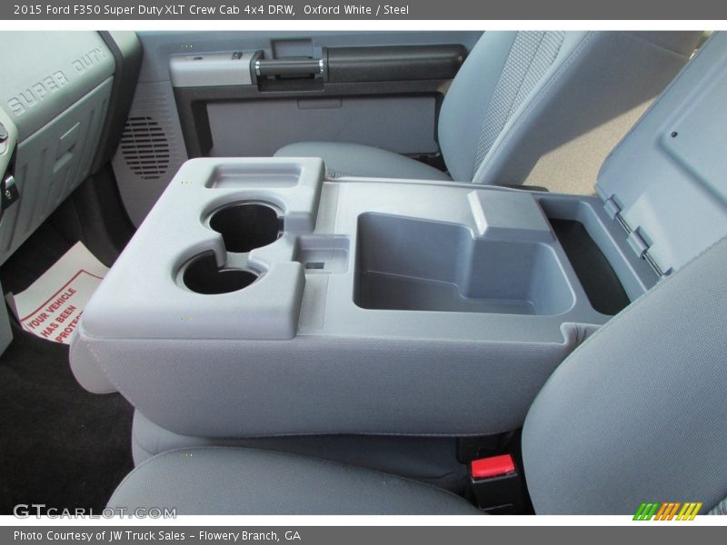 Oxford White / Steel 2015 Ford F350 Super Duty XLT Crew Cab 4x4 DRW