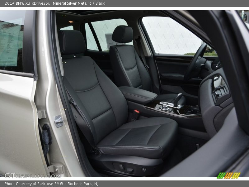 Mineral Silver Metallic / Black 2014 BMW X3 xDrive35i