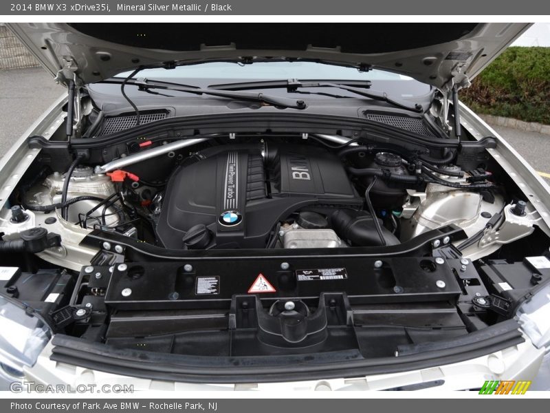 Mineral Silver Metallic / Black 2014 BMW X3 xDrive35i
