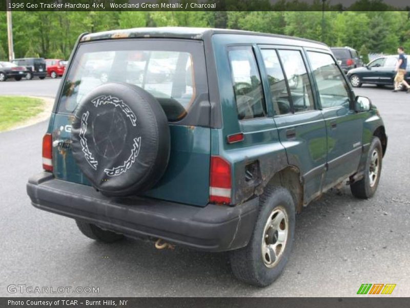 Woodland Green Metallic / Charcoal 1996 Geo Tracker Hardtop 4x4