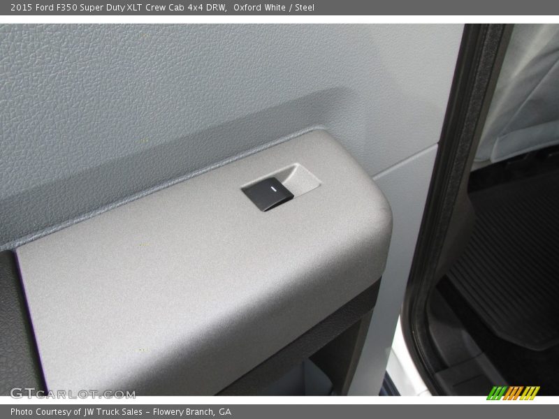 Oxford White / Steel 2015 Ford F350 Super Duty XLT Crew Cab 4x4 DRW