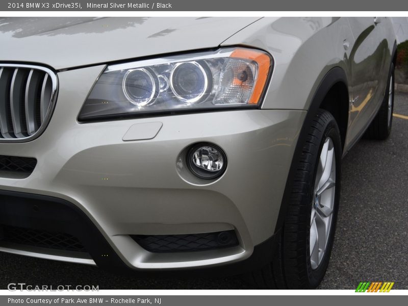 Mineral Silver Metallic / Black 2014 BMW X3 xDrive35i